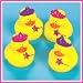 12 Vinyl Princess Rubber Duckys