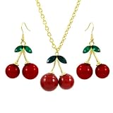 Gift Set: Sanuk’s Jumbo Cherry Jewelry Set