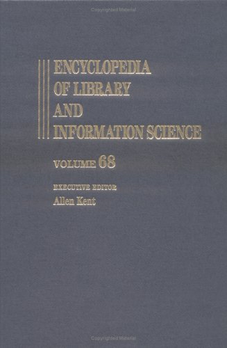 Encyclopaedia of Library and Information Science: Supplement 31 v. 68 (Encyclopaedia of Library and Information Sciences)