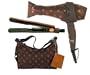Hot Tools Professional Signature Collection Set HT COMBO with Ion Select 1875 Watt Professional Dryer, Tourmaline Nano Ceramic 1 Inch Flat Iron with Free Hot Tool Signature Collection Purse