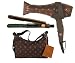 Hot Tools Professional Signature Collection Set HT COMBO with Ion Select 1875 Watt Professional Dryer, Tourmaline Nano Ceramic 1 Inch Flat Iron with Free Hot Tool Signature Collection Purse