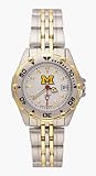 Michigan Wolverines M All Star Watch with Stainless Steel Band - Women's