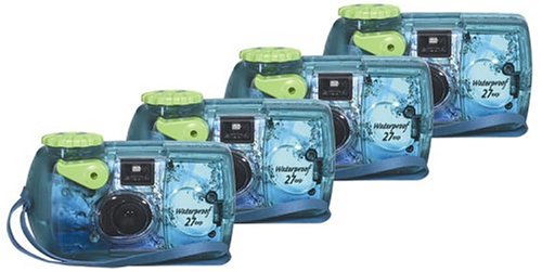 Fujifilm Quick Snap Waterproof 35mm Single Use Camera (4 Pack)