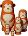 Monkey Nesting Dolls Set