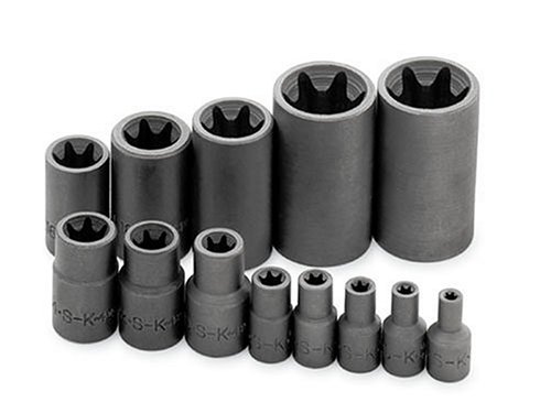 SK 19761 13 Piece 3/8-Inch Drive E4 to E24 Torx Socket Set SK 19761 13 Piece 3/8-Inch Drive E4 to E24 Torx Socket Set