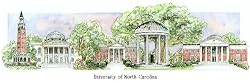 North Carolina - College Scene Desk Plaque