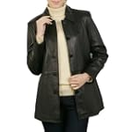 BGSD Women's Classic Leather Car Coat