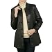 BGSD Women's Classic Leather Car Coat image 3