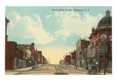 North Main Street, Salisbury, North Carolina print