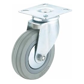 Woodstock International H0679 3 Gray Rubber Swivel Caster by Woodstock