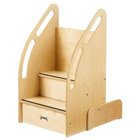 Jonti-Craft 0552JC Up-n-Down Steps, Natural