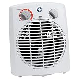 Radiant Forced Fan Heater, 600/900/1500 Watt with Fan-Only Setting, EA CEB21125