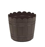 Emsa 824282400 Blumenkuebel, rund 28 cm o dunkelbraun COUNTRY