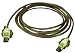 USB 2.0 Kabel Typ A/B transparent mit grün leuchtenden Steckern, 3m