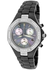 Le Chateau Womens 5829l_blmop Condezza LC Collection Ceramic and Zirconias Watch