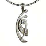 Clear Crystal RHYTA--Non-Guilty Pleasures, Wicked Self-- Pendant With Stylus Chain Necklace BICO AUSTRALIA