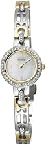 Citizen Women's Eco-Drive Silhouette Crystal Accented Gold-Tone Watch #EW8464-52D