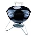 Weber 10020 Smokey Joe Silver Charcoal Grill, Black