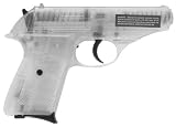 Sig Sauer P230 w/Magazine and 500 Round Feeder Spring Operated Airsoft Gun - Clear