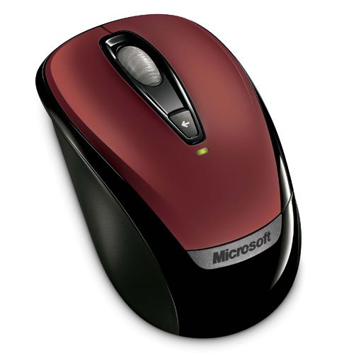 Microsoft Wireless Mobile Mouse 3000 6ba-00035 - Red Picture