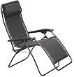 Lafuma Model 46937 RSX Padded Recliner, Black