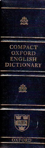 compact oxford english dictionary