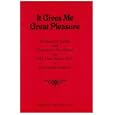 It Gives Me Great Pleasure: Production Guide and Chairman's Handbook for Old Time Music Hall (Acting Edition) by Michael Kilgarriff
