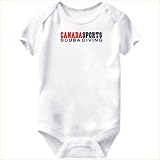 Baby Bodysuit White " Canada Sports Scuba Diving " Sports 12 - 18 Months
