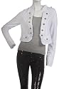 X61 New Ladies Military White Blazer Jacket Sizes 8-14