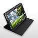 TheTechTree - Black Executive Folio Cover Flip Case With Smart Stand For ASUS Eee Pad Transformer TF101