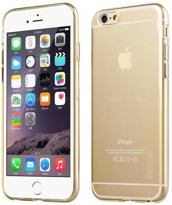 For Apple Iphone 6 Plus Ultra-thin Soft Shell Crystal Transparent Life Proof Back Case Colorful (Coffee)