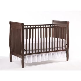 Graco Ashleigh Drop Side 4 in 1 Convertible Crib, Cherry