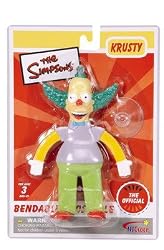 The Simpsons Krusty Bendable Suction Cup Dangler