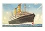 Holland-America Ocean Liner SS Veendam Art Poster Print, 18x13