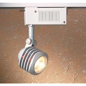 Accordian Track Lighting, Black. by Unknown
