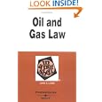 Oil and Gas Law in a Nutshell