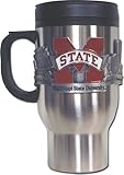 Mississippi State Bulldogs Stainless Steel & Pewter Travel Mug
