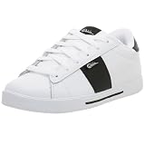  : Osiris Men's Serve Sneaker,White/Black,5.5 M