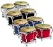 Latin Percussion LP200XF Fiberglass Bongos, Red