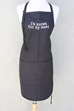 Black I'm Known for My Meat Embroidered Apron