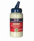 Crosman Softair-2,000 ct. Tracer 6mm Bb's-Glow dark