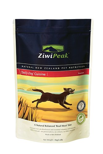 ZiwiPeak ‘Daily-Dog’ Cuisine; Air-Dried New Zealand Dog Food; Venison; 2.2 lb bag