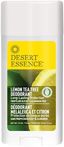 Lemon Tea Tree Deodorant Sticks 2.5 fl. Oz(pack of 4)