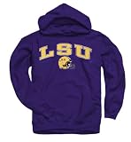 LSU Tigers Youth Purple Football Helmet Hooded Sweatshirt