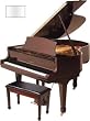 5'5 Parlor Grand Piano (White Polish)