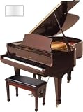 5'7 Parlor Grand Piano (White Polish)