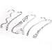 Assorted Random Styles Antique Silvery Alloy Bookmarks For Beading