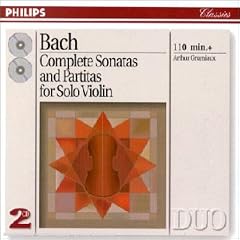 Bach : Int�grale des sonates et partitas pour violon seul