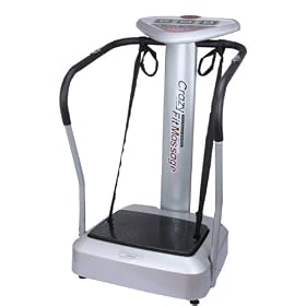 Powerful Crazy Fit Vibration Plate NEW MODEL With Multi Training Levels and 1000W Motor Semi Commercial Use 150kg User Weight Vibration Exerciser PowerPlate with FREE straps.