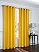 Ruthy's Textile 2 - Piece Semi Sheer Faux Silk Grommet Curtains Window Panels for Home Living Room/Bedroom - 54